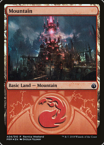 Mountain (A04) [Ravnica Allegiance Ravnica Weekend] - The Mythic Store | 24h Order Processing