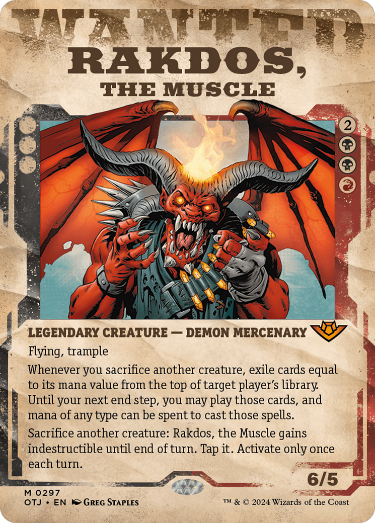 Rakdos, the Muscle (Showcase) [Outlaws of Thunder Junction] - The Mythic Store | 24h Order Processing