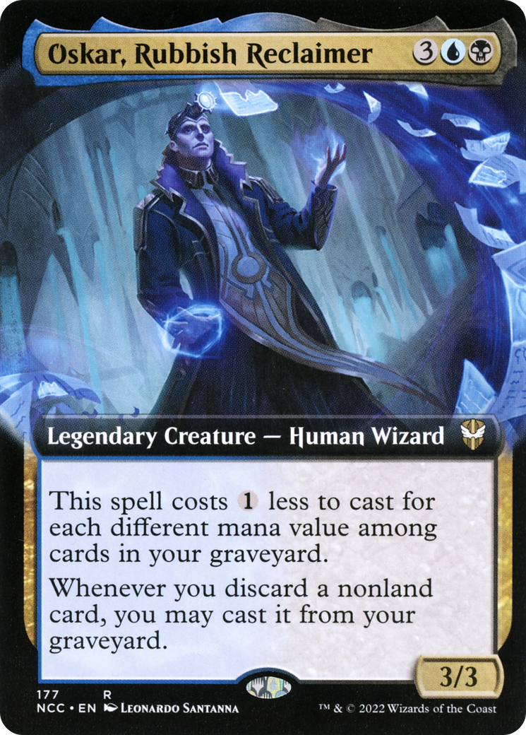 Oskar, Rubbish Reclaimer (Extended Art) [Streets of New Capenna Commander] - The Mythic Store | 24h Order Processing