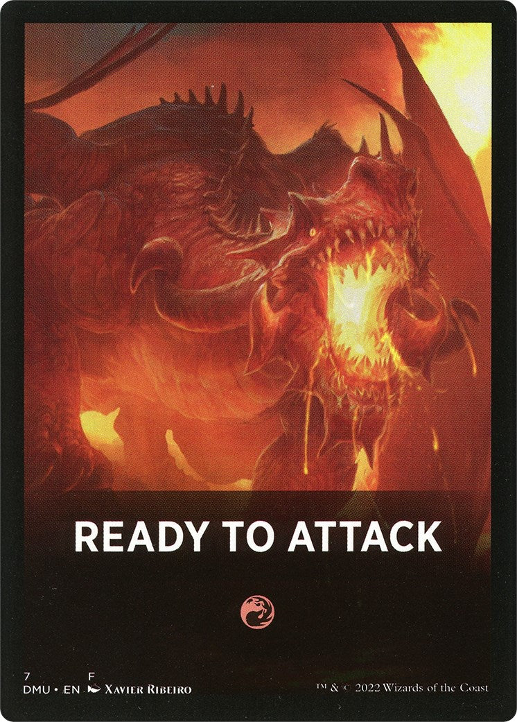 Ready to Attack Theme Card [Dominaria United Tokens] - The Mythic Store | 24h Order Processing