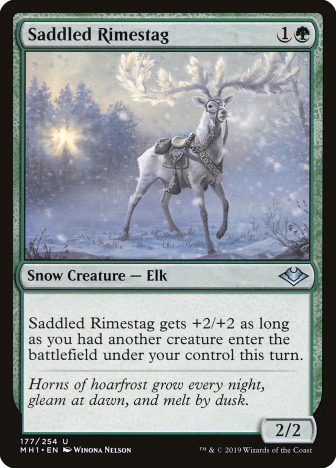 Saddled Rimestag [Modern Horizons] - The Mythic Store | 24h Order Processing