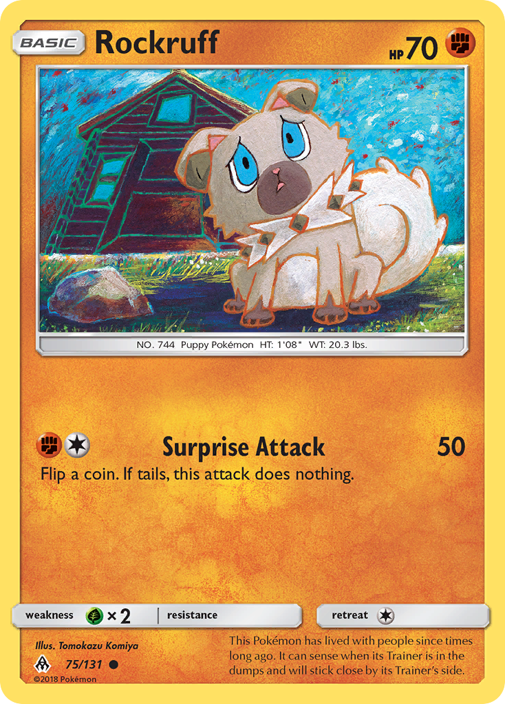 Rockruff (75/131) [Sun & Moon: Forbidden Light] - The Mythic Store | 24h Order Processing