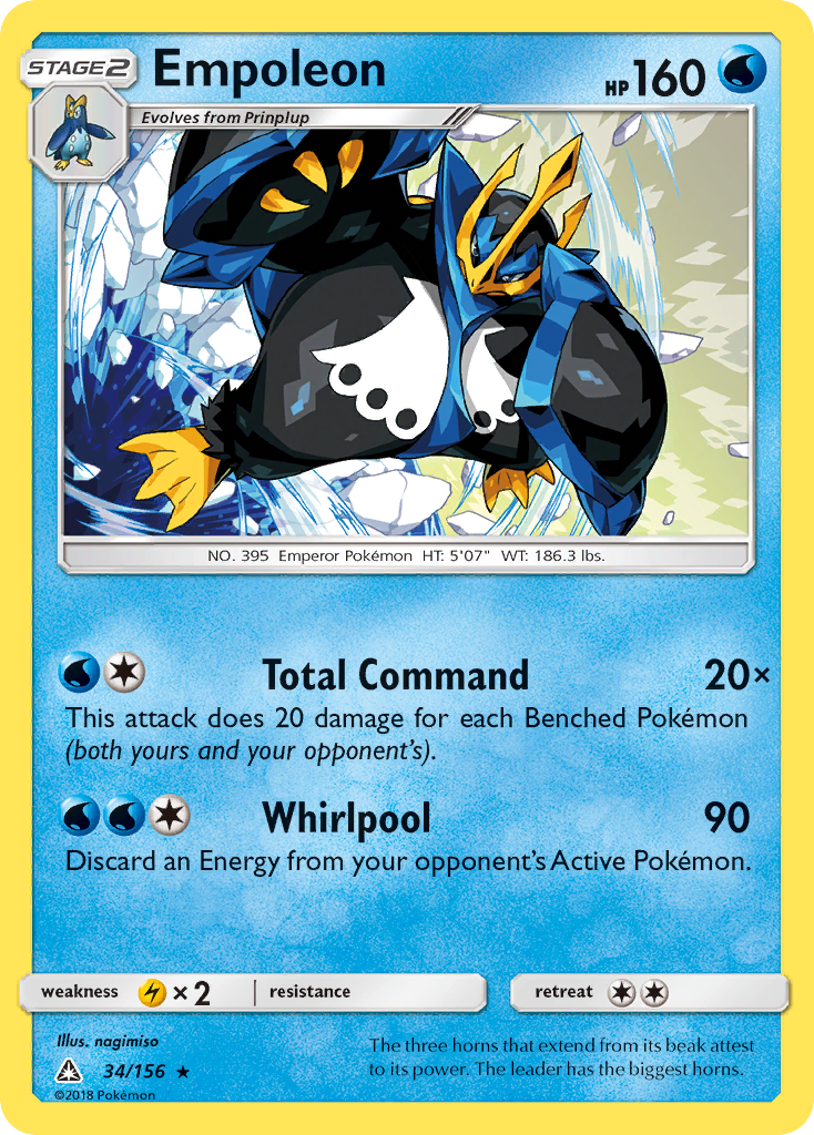 Empoleon (34/156) [Sun & Moon: Ultra Prism] - The Mythic Store | 24h Order Processing