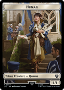 Human // Treasure Double-Sided Token [The Lord of the Rings: Tales of Middle-Earth Commander Tokens] - The Mythic Store | 24h Order Processing