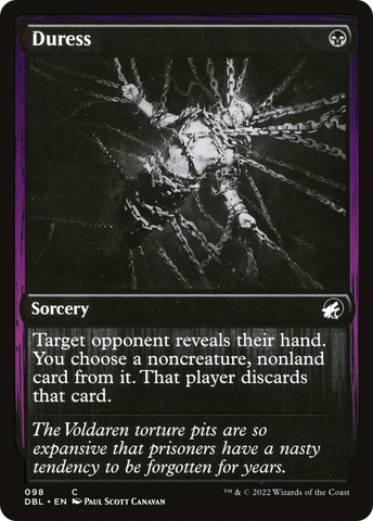 Duress [Innistrad: Double Feature] - The Mythic Store | 24h Order Processing