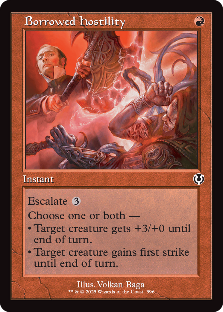 Borrowed Hostility (Retro Frame) [Innistrad Remastered] - The Mythic Store | 24h Order Processing