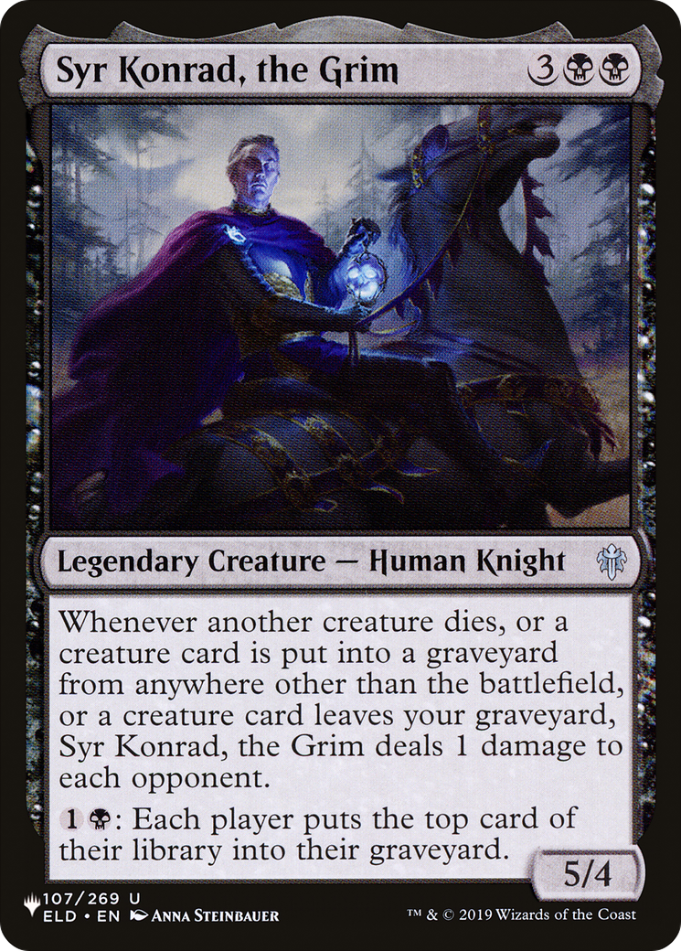 Syr Konrad, the Grim [The List] - The Mythic Store | 24h Order Processing