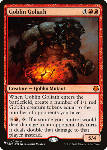 Goblin Goliath [The List] - The Mythic Store | 24h Order Processing