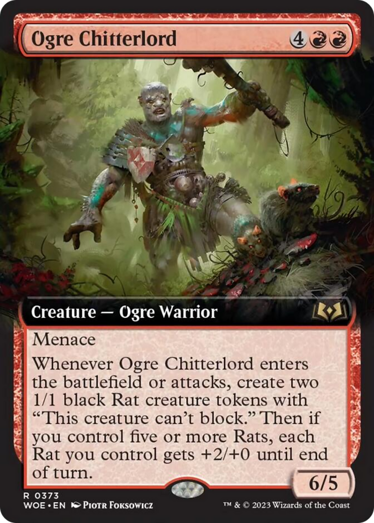 Ogre Chitterlord (Extended Art) [Wilds of Eldraine] - The Mythic Store | 24h Order Processing