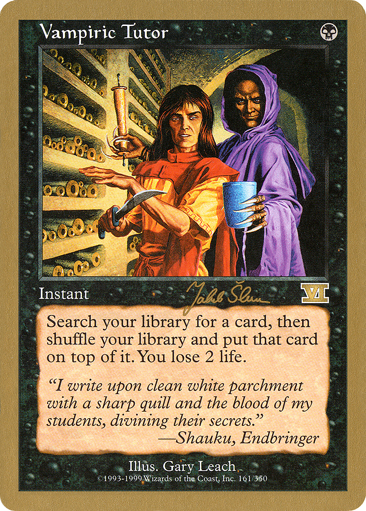 Vampiric Tutor (Jakub Slemr) [World Championship Decks 1999] - The Mythic Store | 24h Order Processing