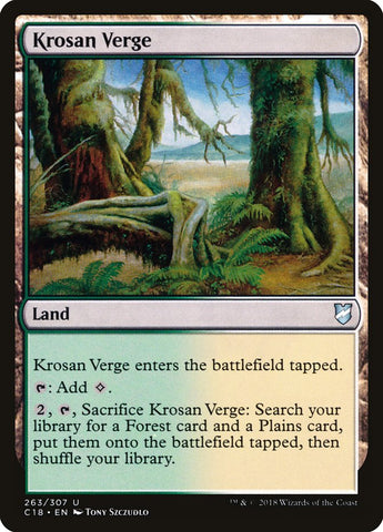 Krosan Verge [Commander 2018] - The Mythic Store | 24h Order Processing