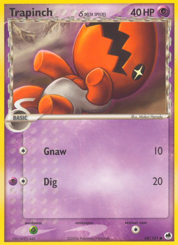 Trapinch (68/101) (Delta Species) [EX: Dragon Frontiers] - The Mythic Store | 24h Order Processing