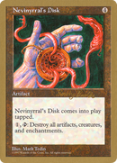 Nevinyrral's Disk (Randy Buehler) [World Championship Decks 1998] - The Mythic Store | 24h Order Processing