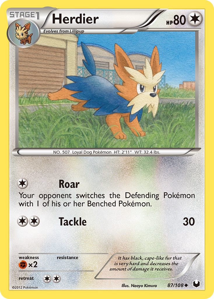 Herdier (87/108) [Black & White: Dark Explorers] - The Mythic Store | 24h Order Processing