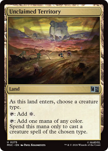 Unclaimed Territory [Marvel Super Heroes Commander] - The Mythic Store | 24h Order Processing