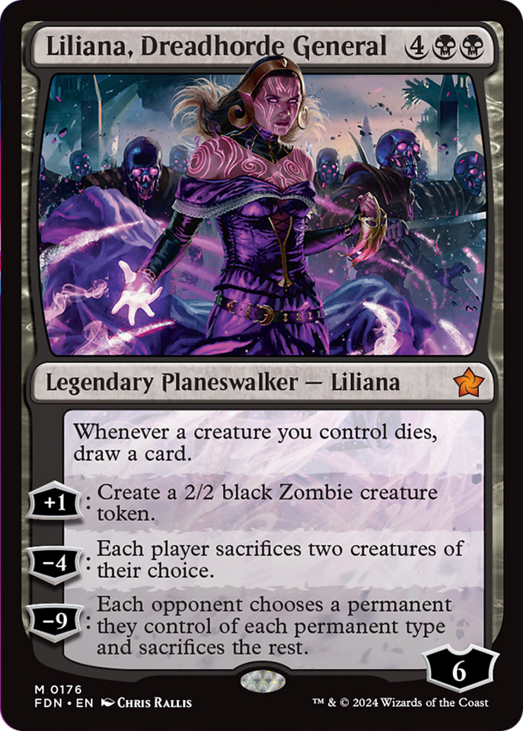 Liliana, Dreadhorde General [Foundations] - The Mythic Store | 24h Order Processing