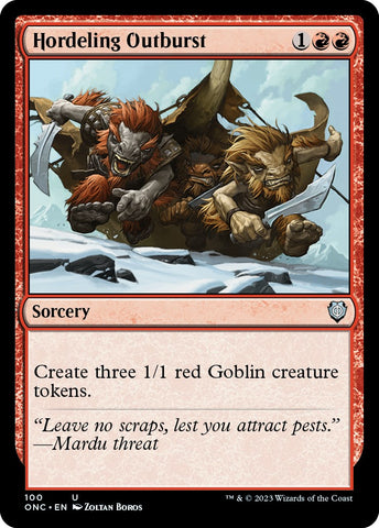 Hordeling Outburst [Phyrexia: All Will Be One Commander] - The Mythic Store | 24h Order Processing