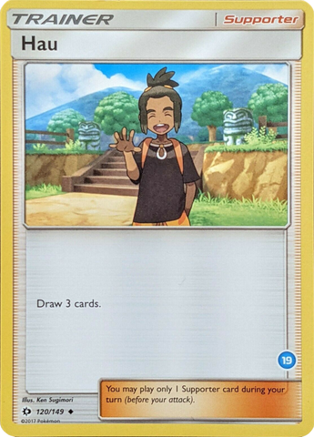 Hau (120/149) (Deck Exclusive #19) [Sun & Moon: Trainer Kit - Alolan Ninetales] - The Mythic Store | 24h Order Processing