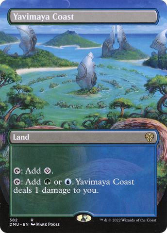 Yavimaya Coast (Borderless Alternate Art) [Dominaria United] - The Mythic Store | 24h Order Processing