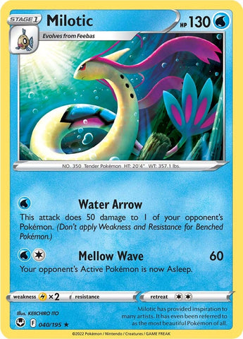 Milotic (040/195) [Sword & Shield: Silver Tempest] - The Mythic Store | 24h Order Processing