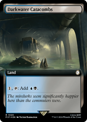 Darkwater Catacombs (Extended Art) (Surge Foil) [Fallout] - The Mythic Store | 24h Order Processing