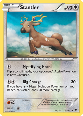 Stantler (91/122) [XY: BREAKpoint] - The Mythic Store | 24h Order Processing