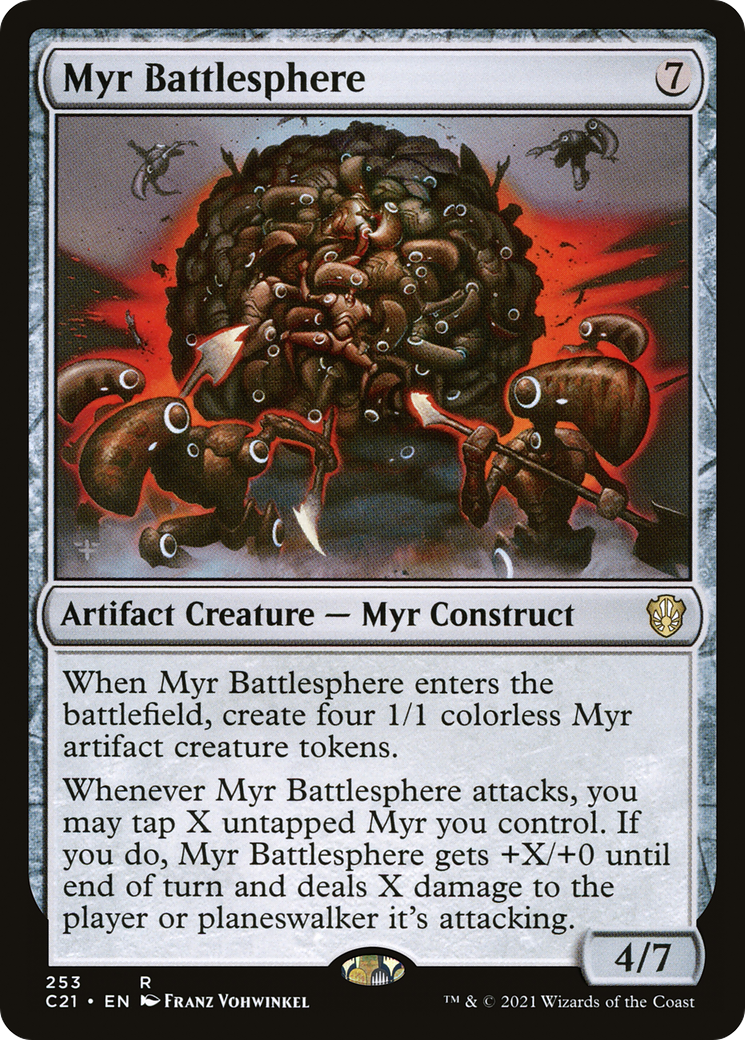 Myr Battlesphere [Commander 2021] - The Mythic Store | 24h Order Processing