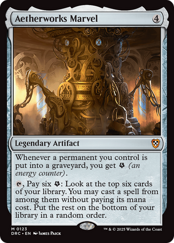 Aetherworks Marvel [Aetherdrift Commander] - The Mythic Store | 24h Order Processing