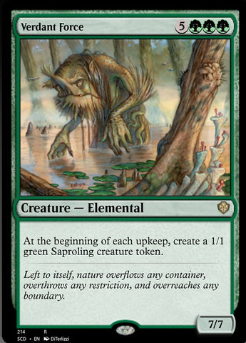 Verdant Force [Starter Commander Decks] - The Mythic Store | 24h Order Processing