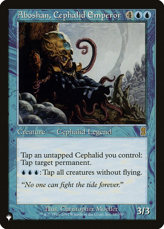 Aboshan, Cephalid Emperor [The List] - The Mythic Store | 24h Order Processing