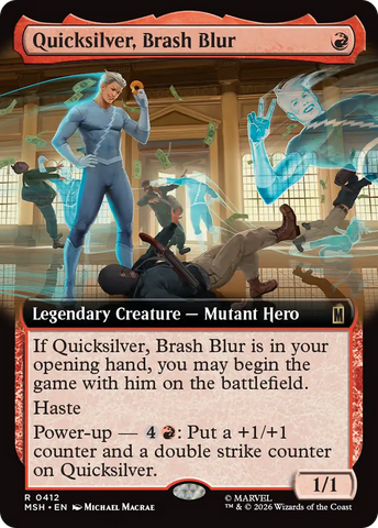 Quicksilver, Brash Blur (Extended Art) [Marvel Super Heroes] - The Mythic Store | 24h Order Processing