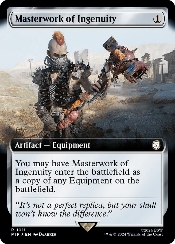 Masterwork of Ingenuity (Extended Art) (Surge Foil) [Fallout] - The Mythic Store | 24h Order Processing