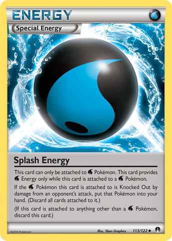 Splash Energy (113/122) [XY: BREAKpoint] - The Mythic Store | 24h Order Processing