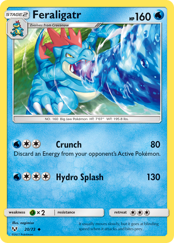 Feraligatr (20/73) [Sun & Moon: Shining Legends] - The Mythic Store | 24h Order Processing