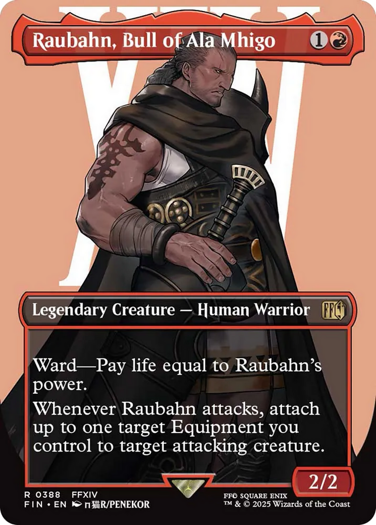 Raubahn, Bull of Ala Mhigo (Borderless) [FINAL FANTASY] - The Mythic Store | 24h Order Processing