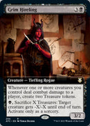 Grim Hireling (Extended Art) [Dungeons & Dragons: Adventures in the Forgotten Realms Commander] - The Mythic Store | 24h Order Processing