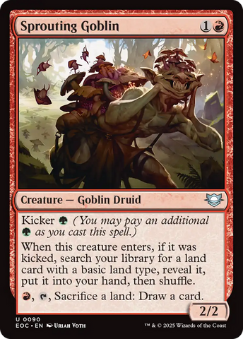 Sprouting Goblin [Edge of Eternities Commander] - The Mythic Store | 24h Order Processing