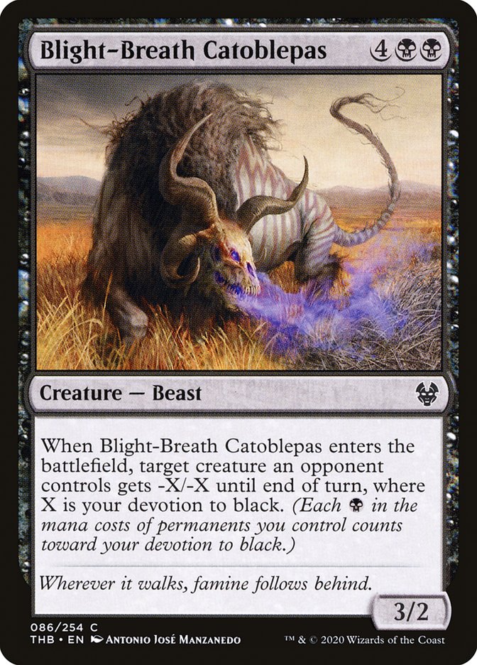 Blight-Breath Catoblepas [Theros Beyond Death] - The Mythic Store | 24h Order Processing