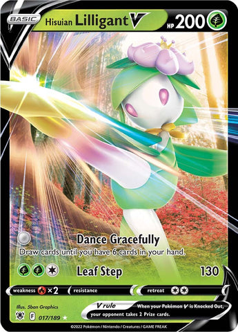 Hisuian Lilligant V (017/189) [Sword & Shield: Astral Radiance] - The Mythic Store | 24h Order Processing
