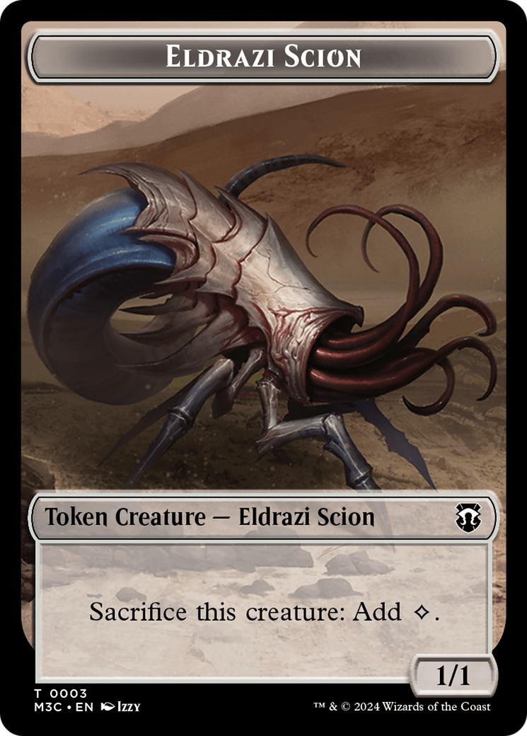 Eldrazi Spawn (Ripple Foil) // Eldrazi Scion Double-Sided Token [Modern Horizons 3 Commander Tokens] - The Mythic Store | 24h Order Processing