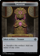 Treasure (0018) // Map Double-Sided Token [The Lost Caverns of Ixalan Tokens] - The Mythic Store | 24h Order Processing
