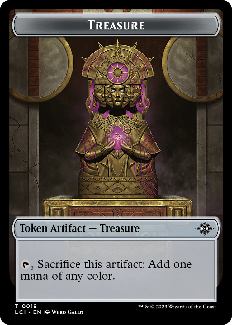 Treasure (0018) // Map Double-Sided Token [The Lost Caverns of Ixalan Tokens] - The Mythic Store | 24h Order Processing