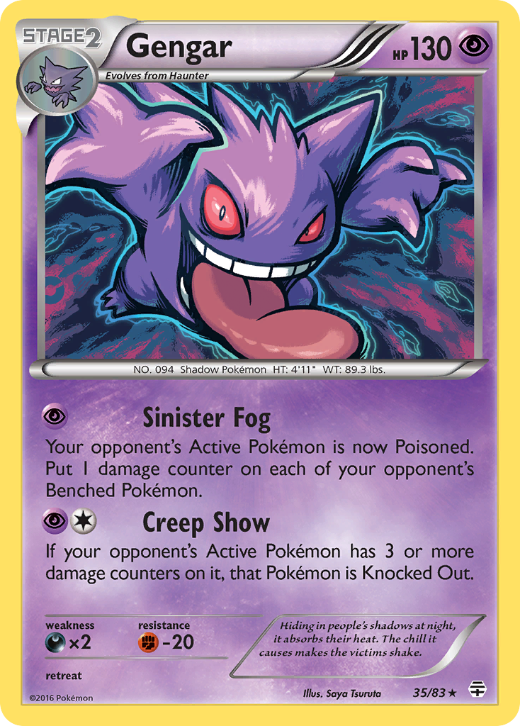Gengar (35/83) [XY: Generations] - The Mythic Store | 24h Order Processing