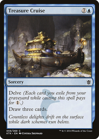 Treasure Cruise [Khans of Tarkir] - The Mythic Store | 24h Order Processing