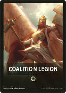 Coalition Legion Theme Card [Dominaria United Tokens] - The Mythic Store | 24h Order Processing