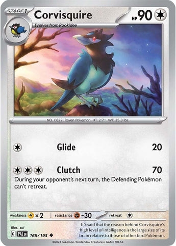 Corvisquire (165/193) [Scarlet & Violet: Paldea Evolved] - The Mythic Store | 24h Order Processing