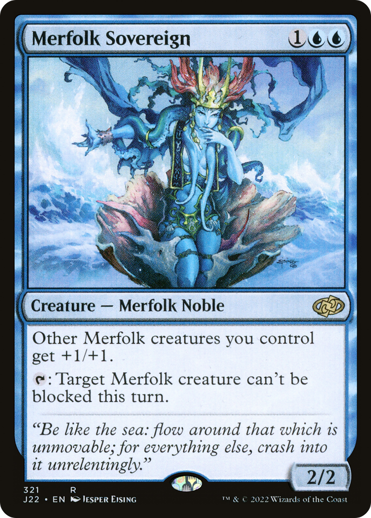 Merfolk Sovereign [Jumpstart 2022] - The Mythic Store | 24h Order Processing