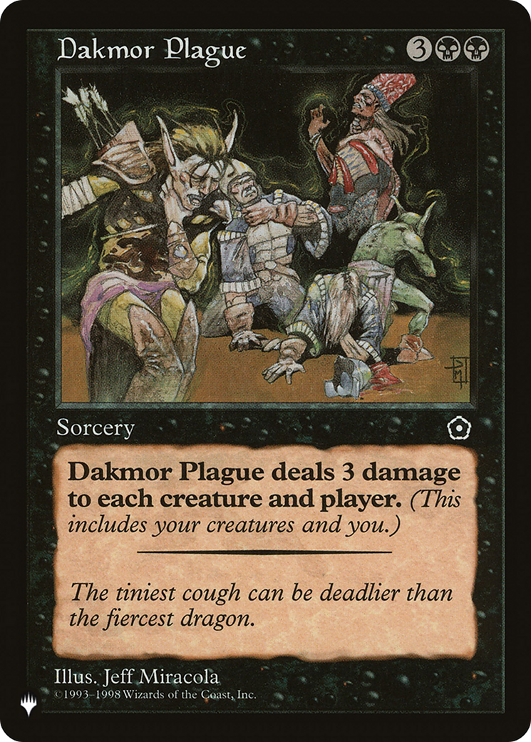 Dakmor Plague [The List] - The Mythic Store | 24h Order Processing