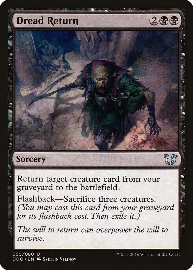 Dread Return [Duel Decks: Blessed vs. Cursed] - The Mythic Store | 24h Order Processing