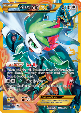 Shaymin EX (77a/108) [Alternate Art Promos] - The Mythic Store | 24h Order Processing